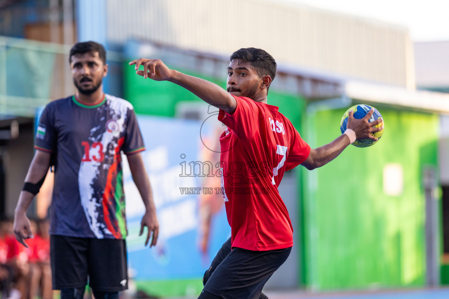 Day 8 of 10th National Handball Tournament 2023, held in Handball ground, Male', Maldives on Tuesday, 5th December 2023 Photos: Nausham Waheed/ Images.mv