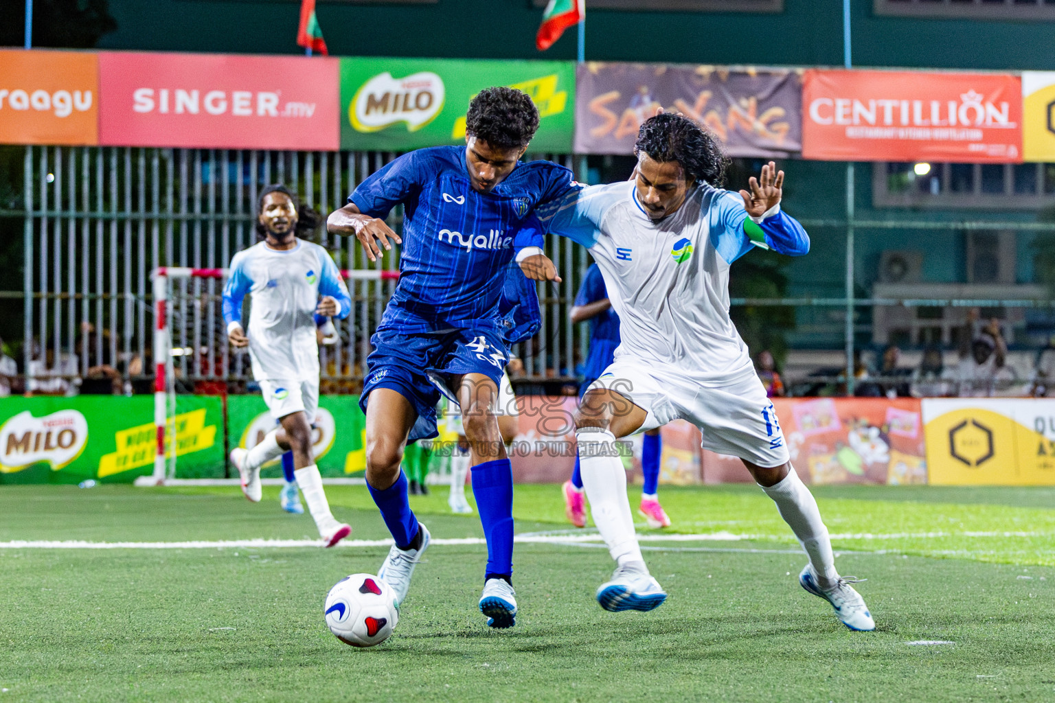 CLUB FEN vs TEAM ALLIED in Club Maldives Cup 2024 held in Rehendi Futsal Ground, Hulhumale', Maldives on Tuesday, 1st October 2024. Photos: Nausham Waheed / images.mv