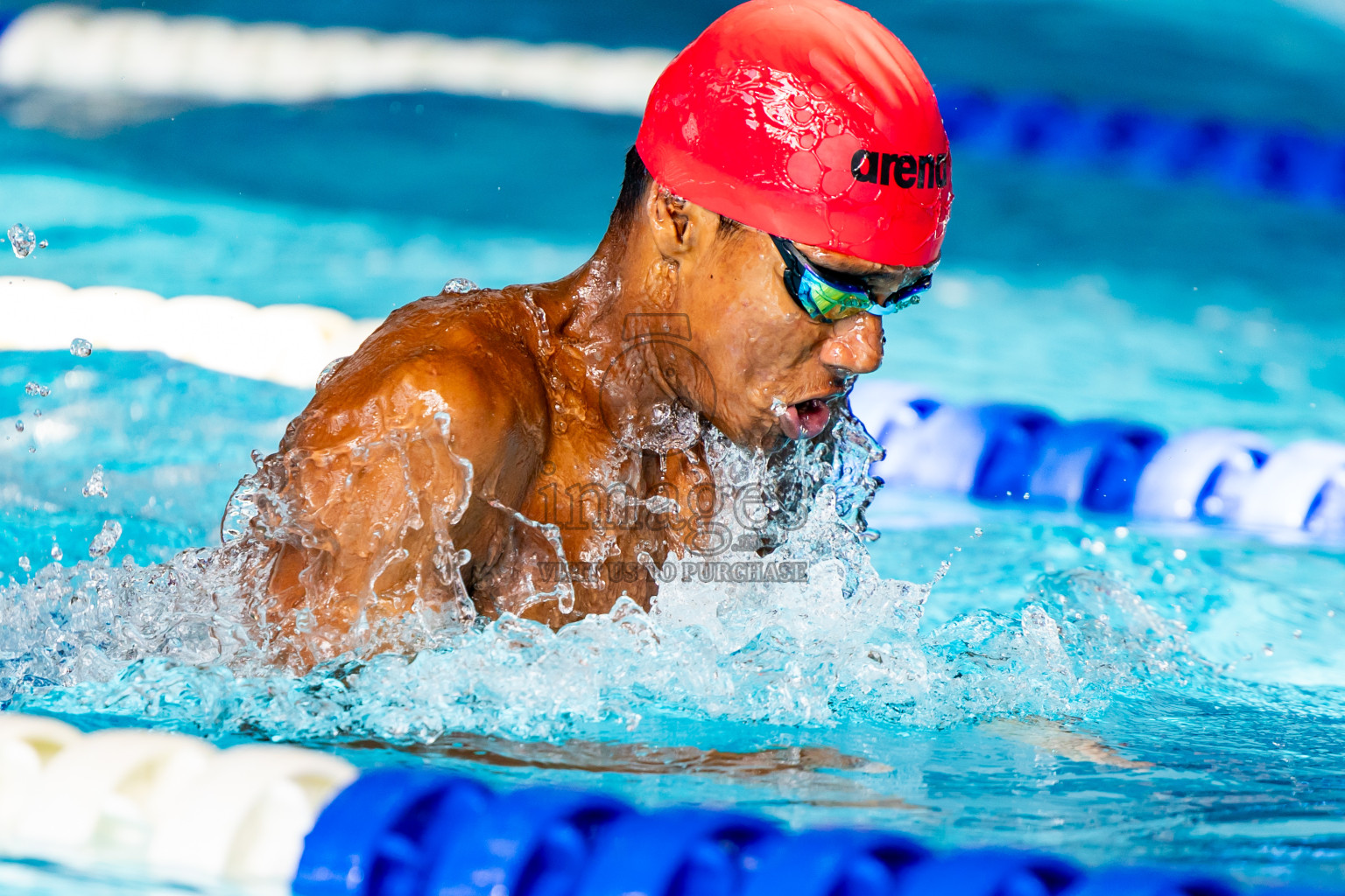 Day 6 of 20th Inter-school Swimming Competition 2024 held in Hulhumale', Maldives on Thursday, 17th October 2024. Photos: Nausham Waheed / images.mv