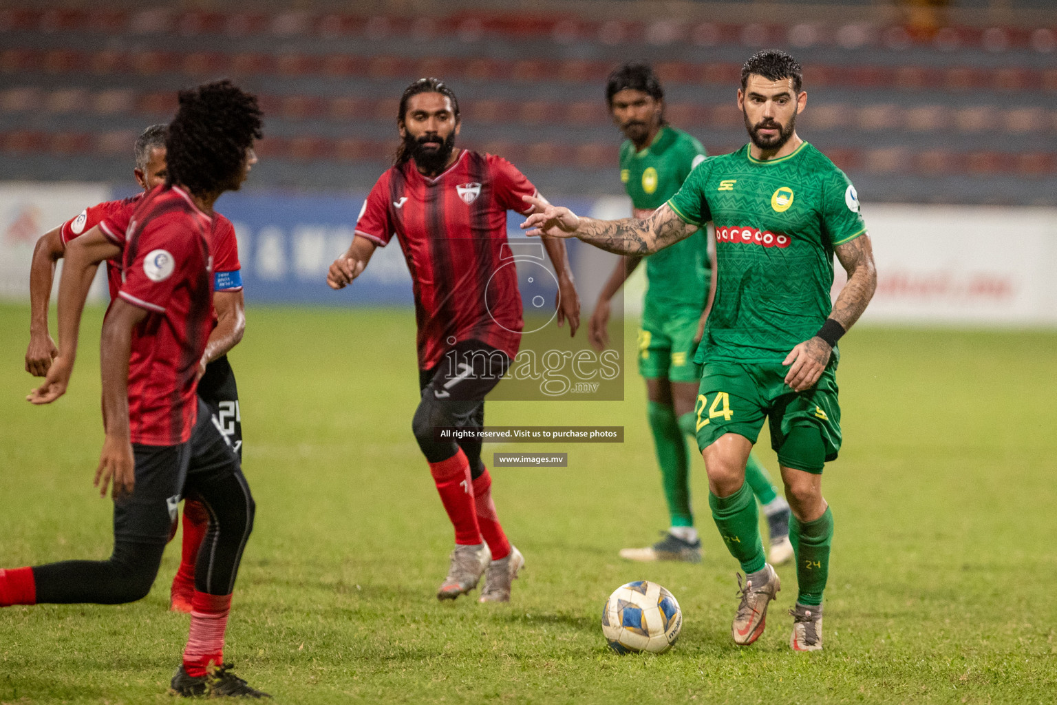 Maziya SR vs TC Sports Club in Ooredoo Dhivehi Premier League 2021/22 on 16th July 2022, held in National Football Stadium, Male', Maldives Photos: Ismail Thoriq/ Images mv