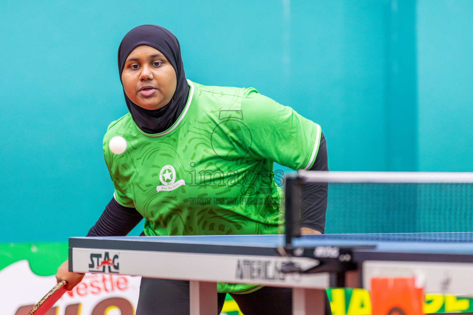 Day 7 of Interschool Table Tennis Tournament 2025 held at Male' TT Hall, Male', Maldives on Wednesday, 21st May 2025.
Photos by: Ismail Thoriq / images.mv