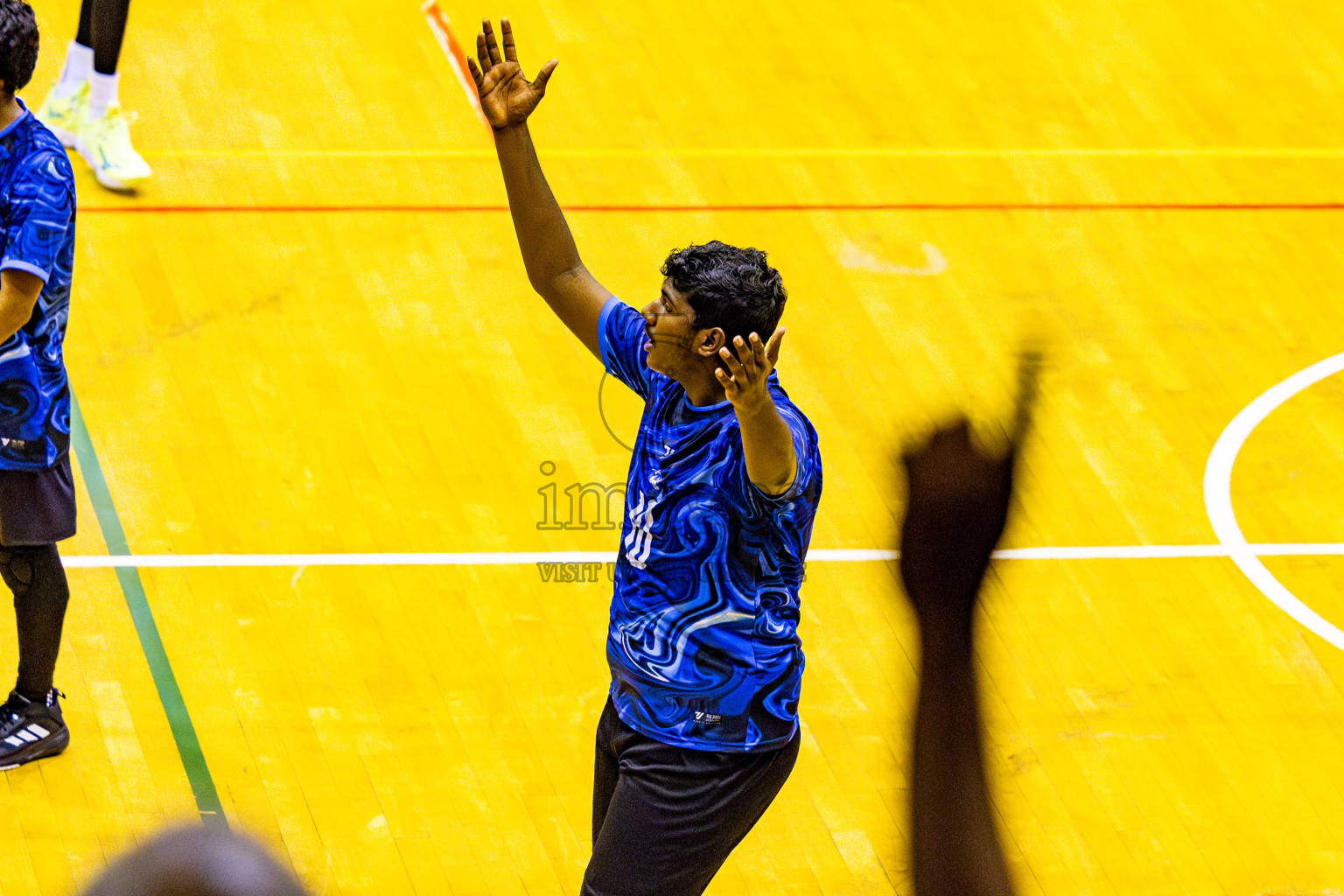 Finals of Interschool Volleyball Tournament 2024 was held in Social Center at Male', Maldives on Friday, 6th December 2024. Photos: Nausham Waheed / images.mv