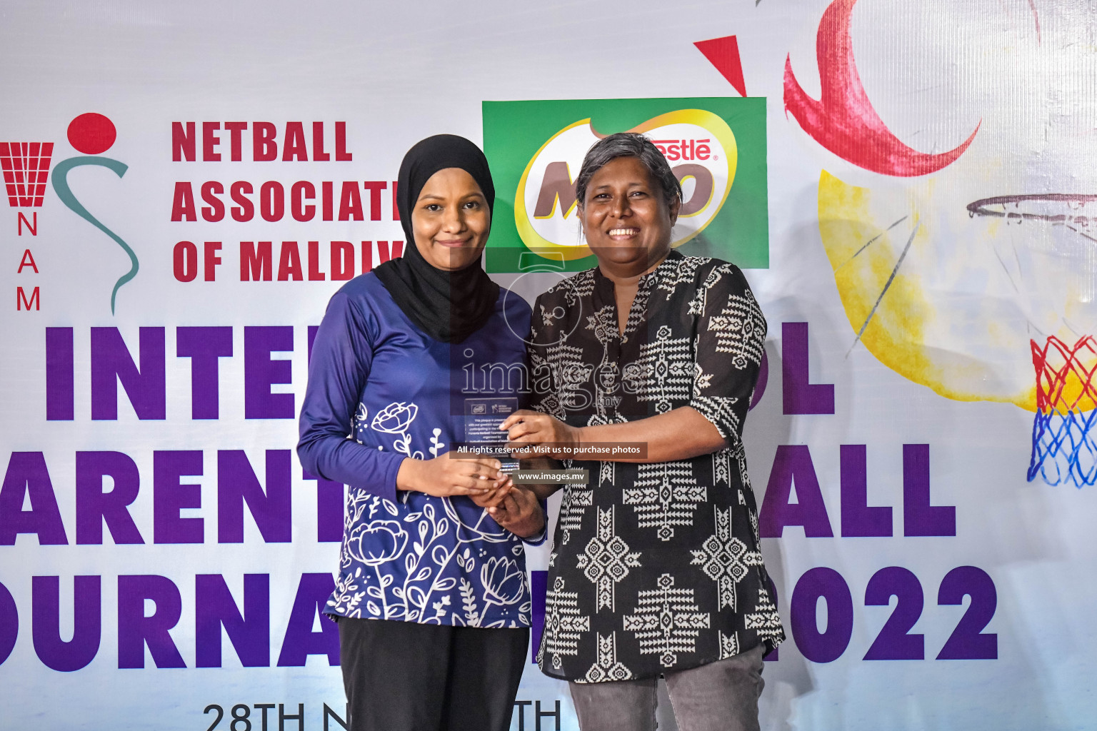 Final of Inter-School Parents Netball Tournament was held in Male', Maldives on 4th December 2022. Photos: Nausham Waheed / images.mv