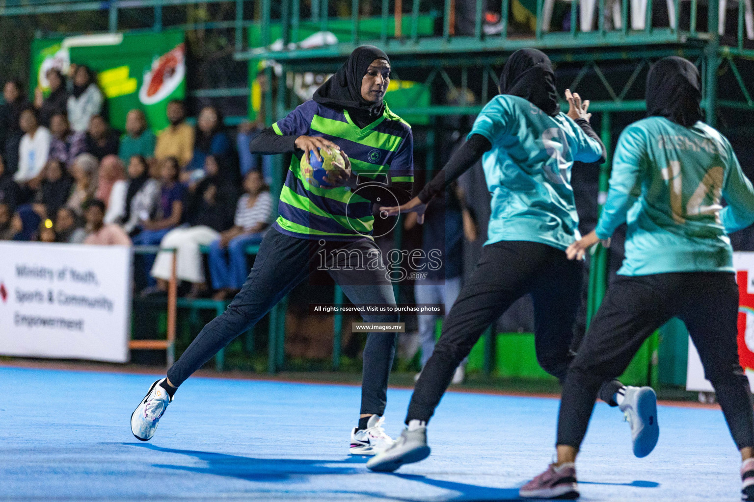 1st Division Final of 7th Inter-Office/Company Handball Tournament 2023, held in Handball ground, Male', Maldives on Monday, 24th October 2023 Photos: Nausham Waheed/ Images.mv