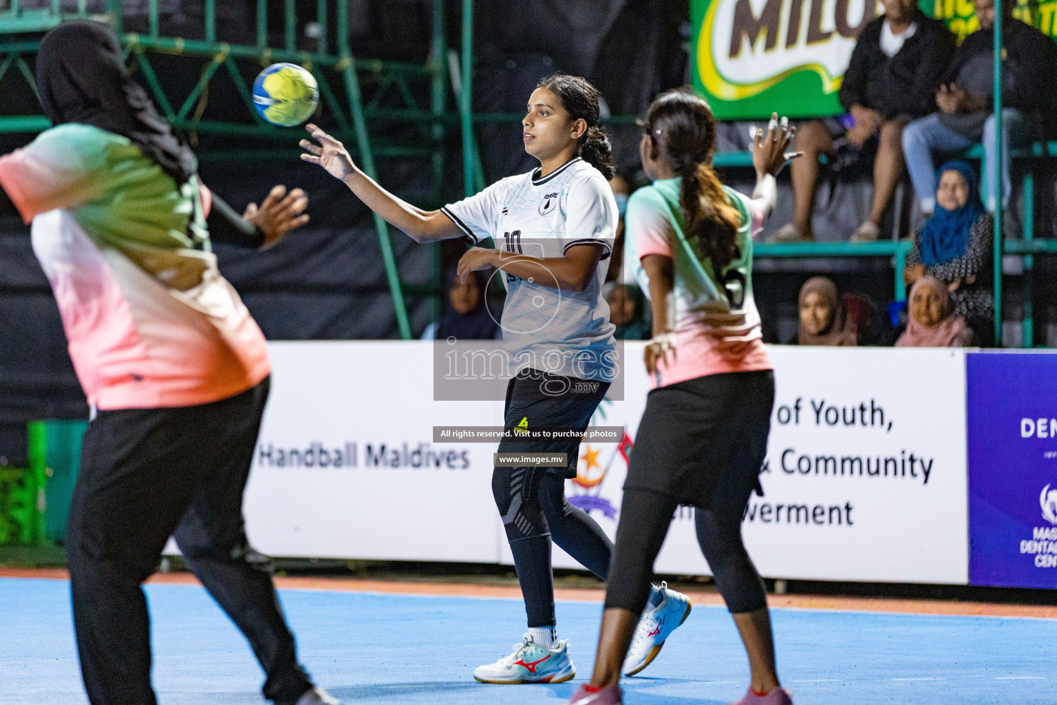 Day 4 of 7th Inter-Office/Company Handball Tournament 2023, held in Handball ground, Male', Maldives on Monday, 18th September 2023 Photos: Nausham Waheed/ Images.mv