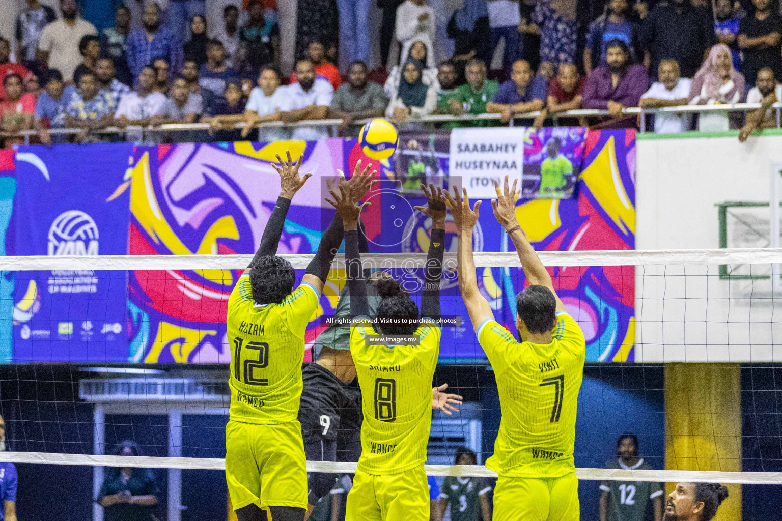 Final of Inter Company-Office Volleyball Tournament 2023 was held in Social Center, Male', Maldives on Saturday, 20th May 2023.  Photos: Ismail Thoriq / images.mv