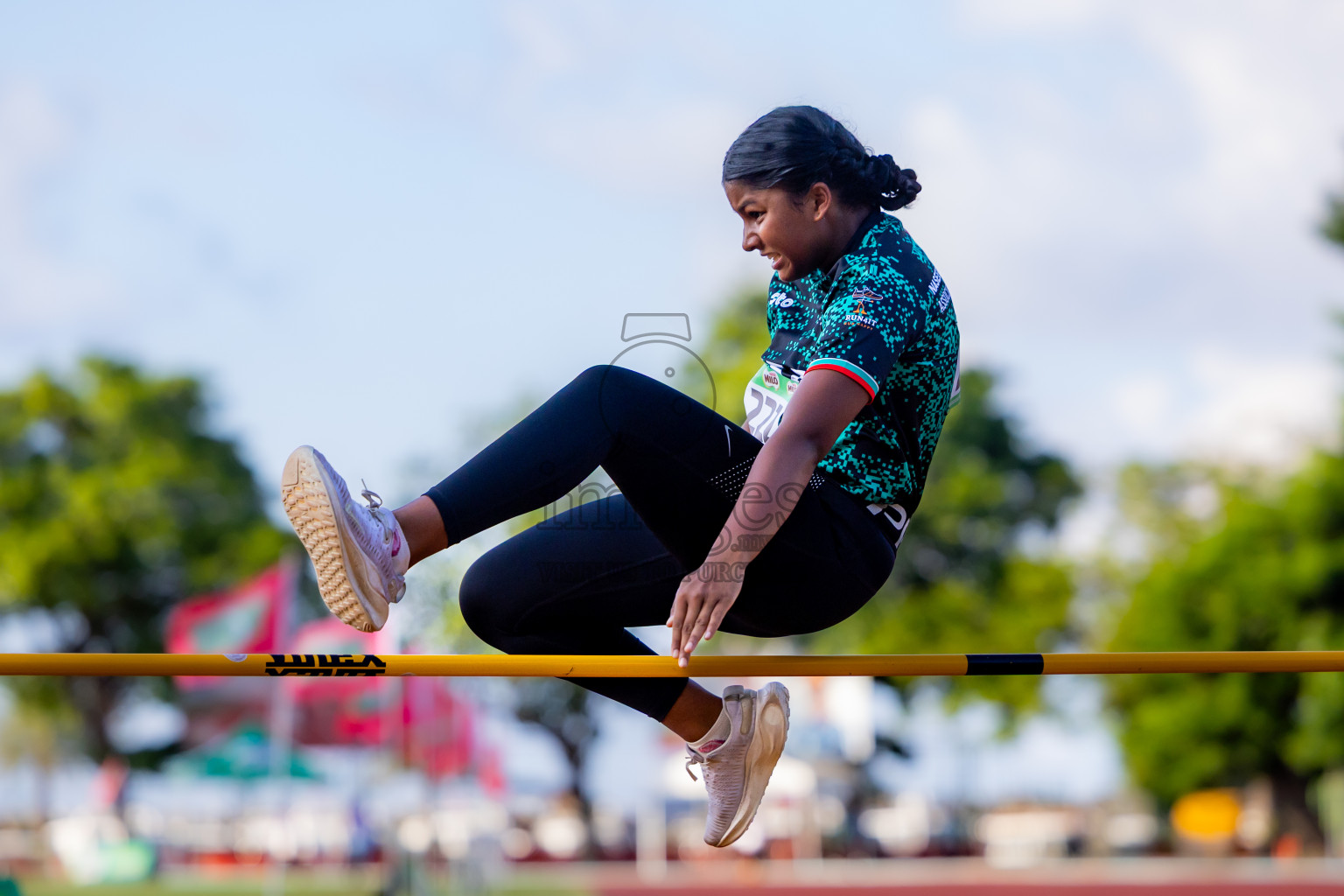 Day 2 of 12th Milo Association Championships was held in Ekuveni Track at Male', Maldives on Friday, 25th April 2025. Photos: Nausham Waheed / images.mv