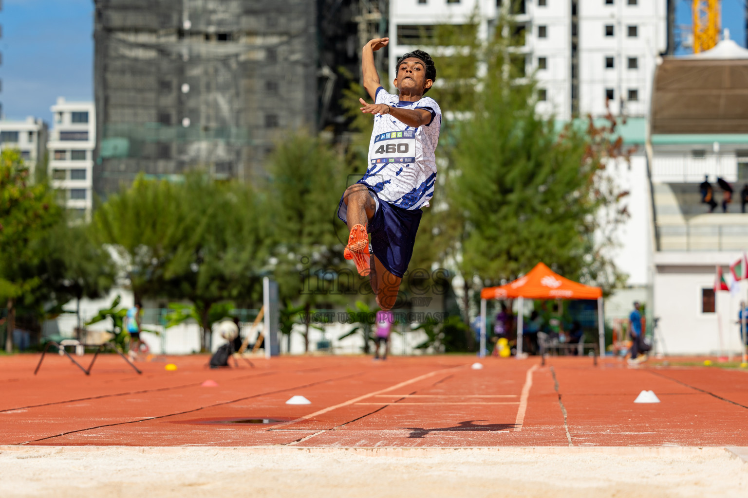 Day 2 of MWSC Interschool Athletics Championships 2024 held in Hulhumale Running Track, Hulhumale, Maldives on Sunday, 10th November 2024. 
Photos by:  Hassan Simah / Images.mv