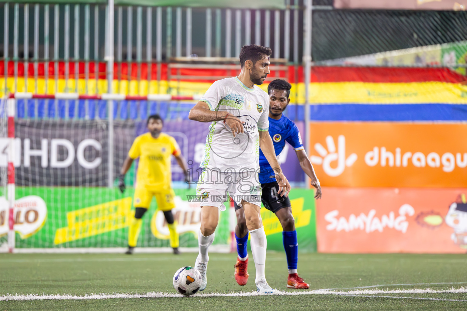 WAMCO vs STELCO in Semi Finals of Club Maldives Cup 2024 held in Rehendi Futsal Ground, Hulhumale', Maldives on Monday, 14th October 2024. Photos: Ismail Thoriq / images.mv