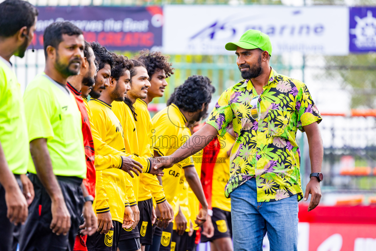 F Nilandhoo vs F Magoodhoo in Day 12 of Golden Futsal Challenge 2025 was held on Thursday, 16th January 2025, in Hulhumale', Maldives Photos: Nausham Waheed  / images.mv