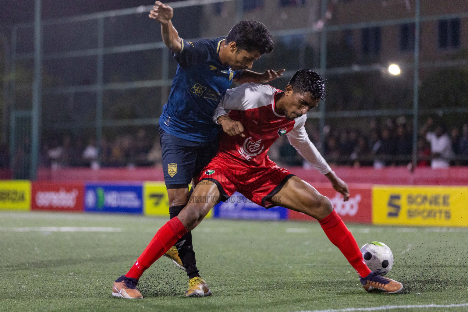 TH Guraidhoo  vs TH Madifushi in Day 3 of Golden Futsal Challenge 2024 was held on Wednesday, 17th January 2024, in Hulhumale', Maldives Photos: Nausham Waheed / images.mv