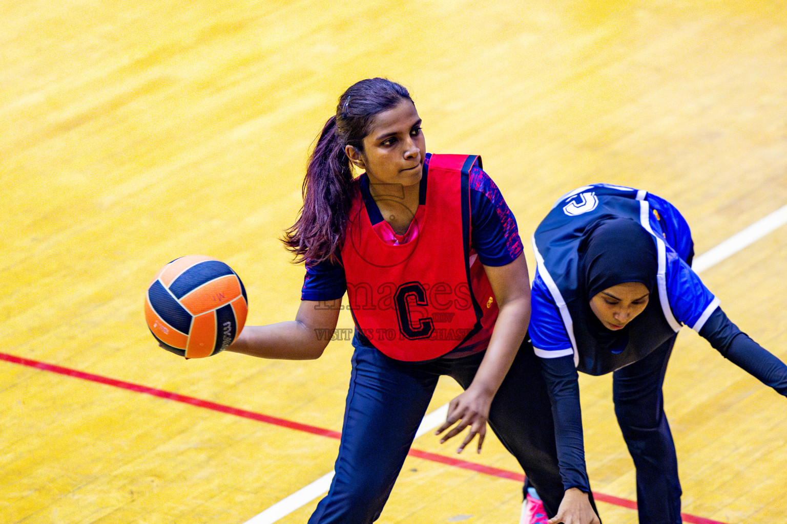 MV Netters vs Club Matrix in Day 3 of 21st National Netball Tournament was held in Social Canter at Male', Maldives on Saturday, 18th May 2024. Photos: Nausham Waheed / images.mv