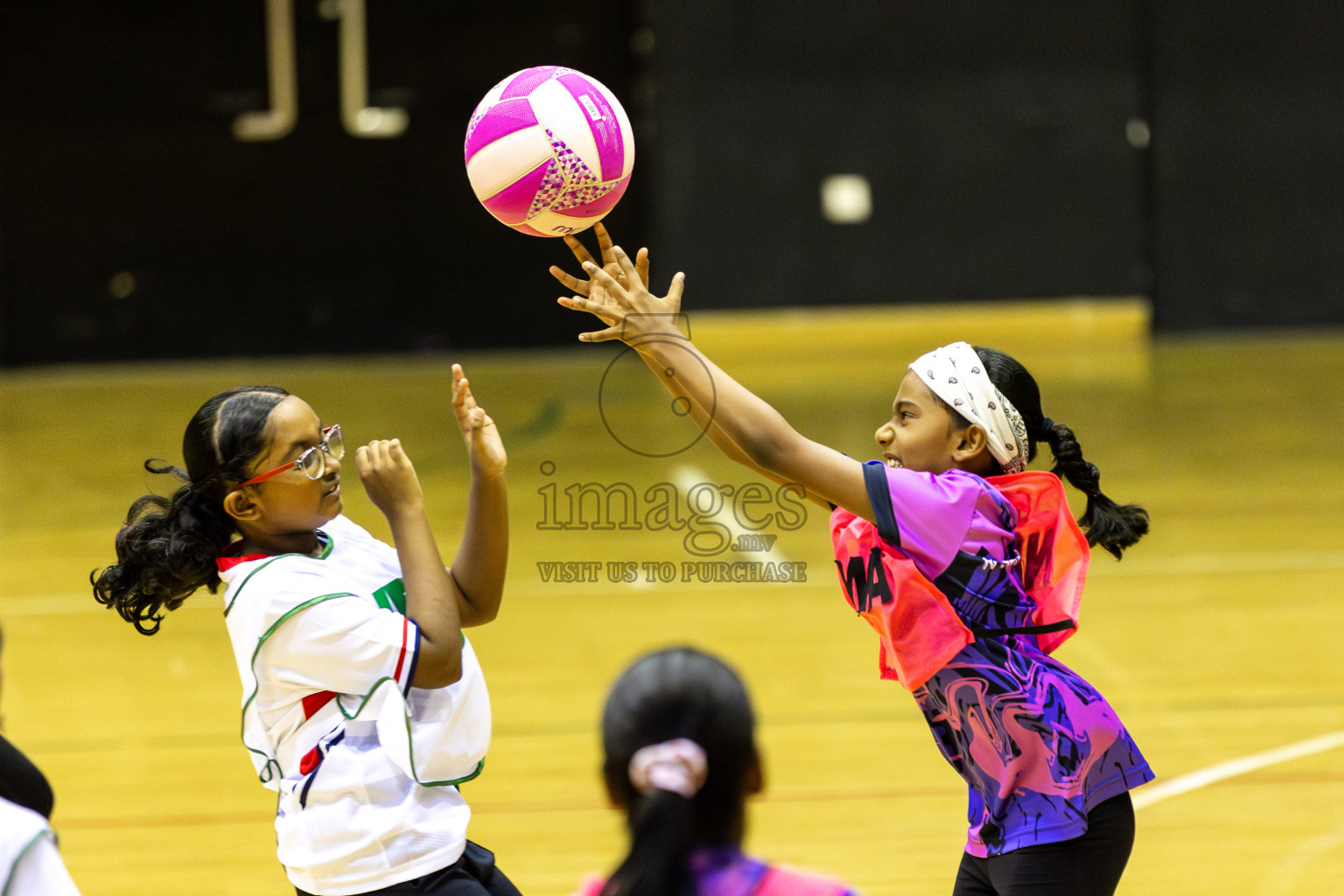 NSA B vs Net Queens Day 6  of 3rd Netball Junior Championship, held at Social Center on Friday 24th January 2025 . Photos: Shuu Abdul Sattar / images.mv