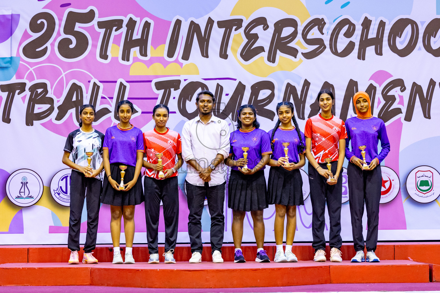 Closing Ceremony of Inter-school Netball Tournament held in Social Center at Male', Maldives on Monday, 26th August 2024. Photos: Hassan Simah / images.mv