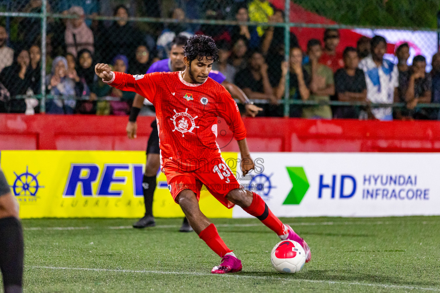 HA Maarandhoo vs HA Utheem in Day 17 of Golden Futsal Challenge 2024 was held on Wednesday, 31st January 2024, in Hulhumale', Maldives Photos: Hassan Simah / images.mv