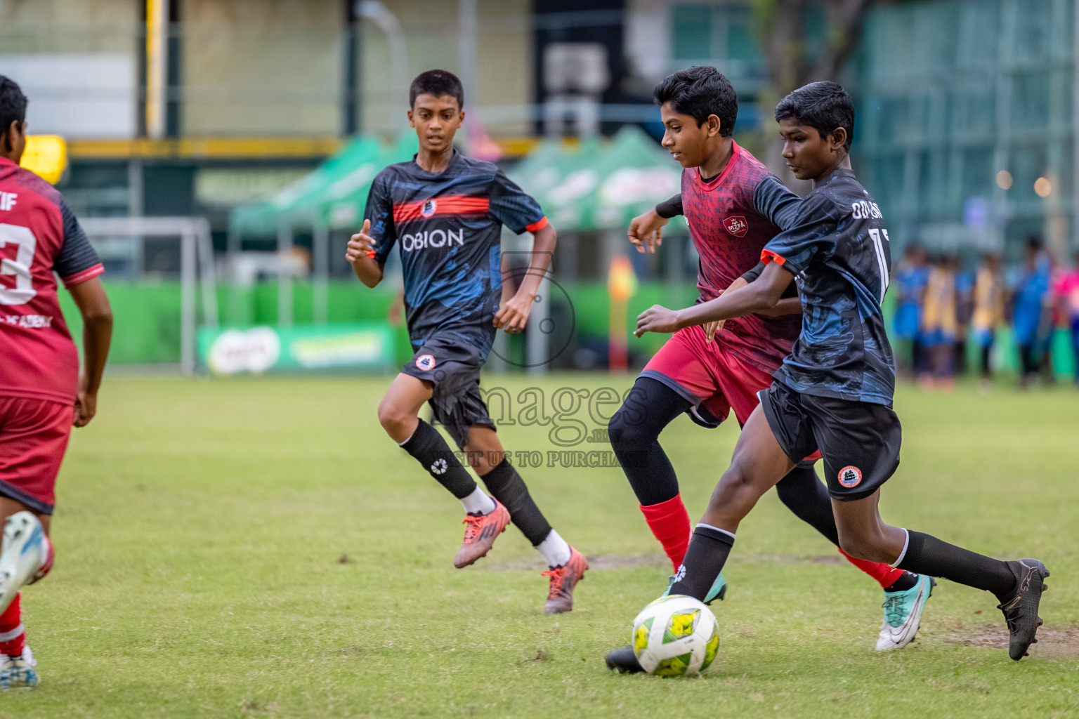 Day 2 of MILO Academy Championship 2025 (U14) was held on Friday, 31st October 2025 at Henveiru Football Grounds, Male', Maldives . 
Photos: Hassan Simah / images.mv