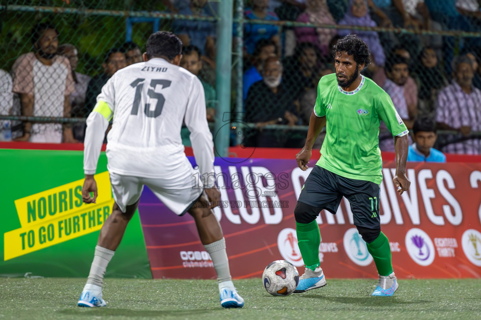 Team DJA vs Male' City Council in Club Maldives Classic 2024 held in Rehendi Futsal Ground, Hulhumale', Maldives on Tuesday, 10th September 2024.
Photos: Ismail Thoriq / images.mv