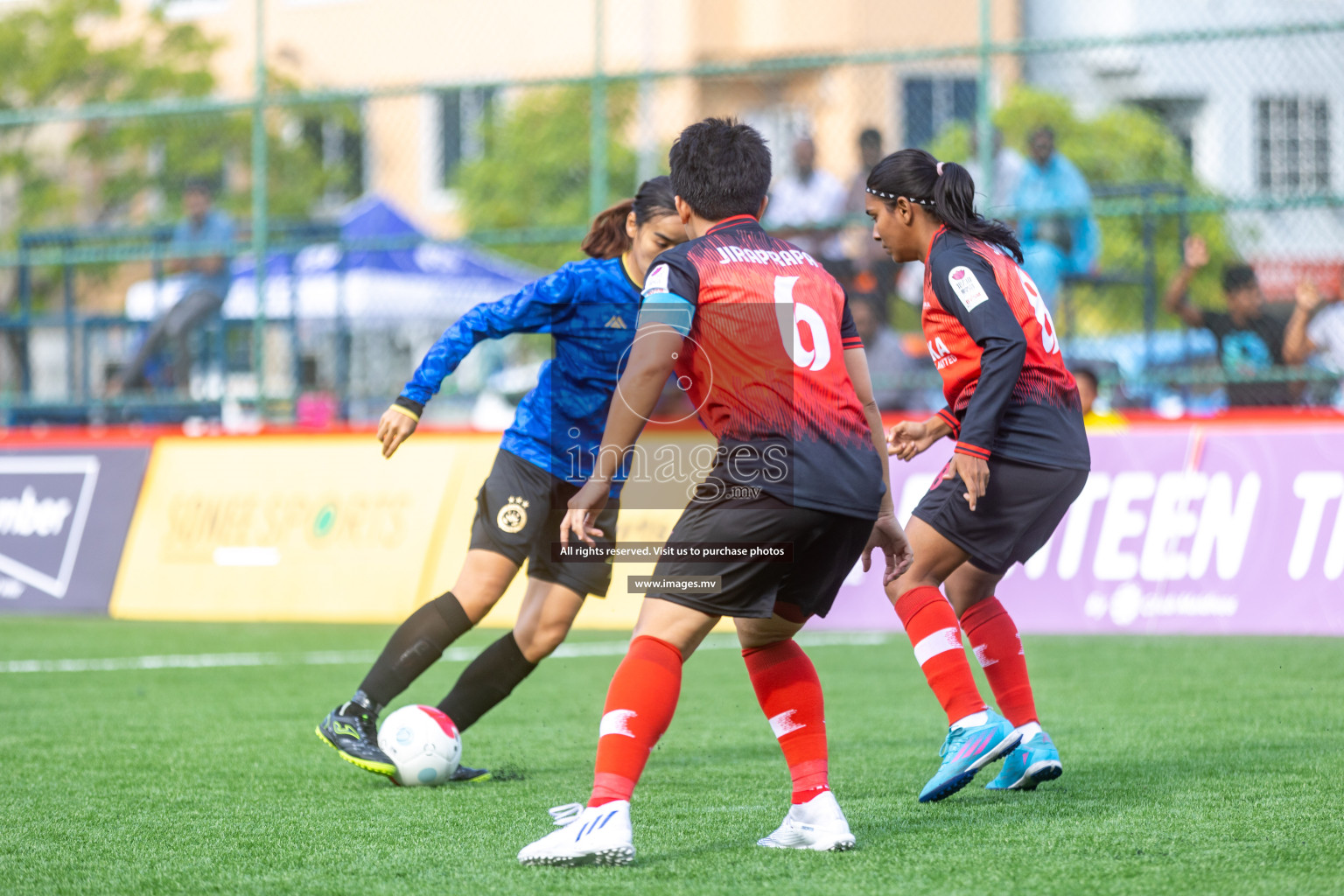 MPL vs Team Fenaka in Eighteen Thirty Women's Futsal Fiesta 2022 was held in Hulhumale', Maldives on Wednesday, 12th October 2022. Photos: Ismail Thoriq / images.mv