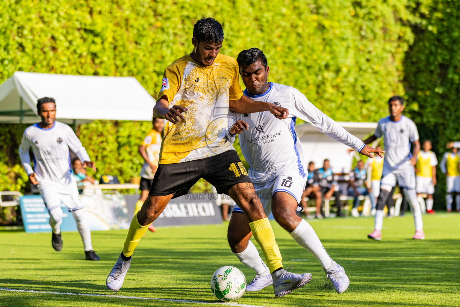 Waldorf Astoria vs Jumeirah Olhaheli in Resort Super League 2025 was held on Tuesday, 28th October 2025 in Jumeirah Olhaheli Island Maldives, Photos: Areef Adam / images.mv