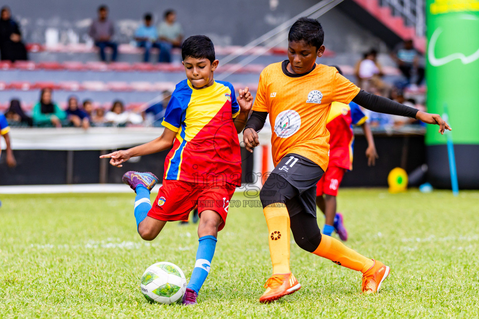 Day 1 of Under 10 MILO Academy Championship 2024 was held at National Stadium in Male', Maldives on Friday, 26th April 2024. Photos: Nausham Waheed / images.mv