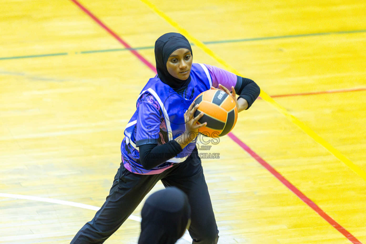 Day 4 of 21st National Netball Tournament was held in Social Canter at Male', Maldives on Saturday, 11th May 2024. Photos: Mohamed Mahfooz Moosa / images.mv