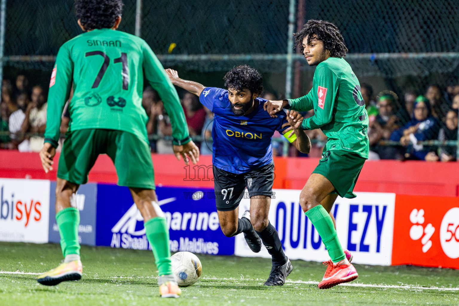 HA Vashafaru vs HDh Naivaadhoo in zone round on Day 31 of Golden Futsal Challenge 2025 was held on Tuesday , 4th February 2025, in Hulhumale', Maldives. Photos: Nausham Waheed / images.mv