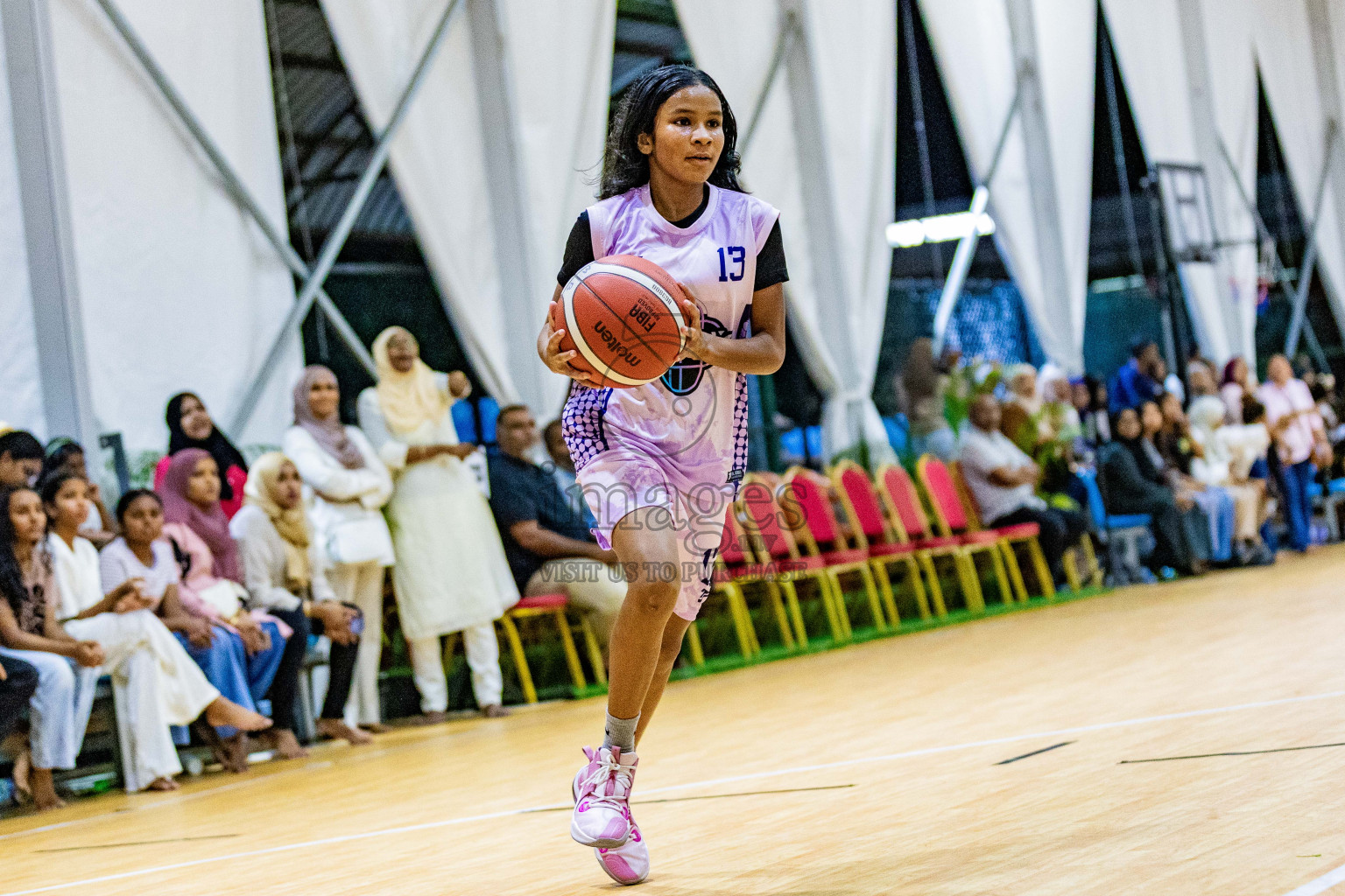Day 3 of Milo 5 x 5 Junior Challenge 2025 - Basketball tournament held in Basketball Training Center, Male', Maldives on Saturday, 11th October 2025. Photos by: Nausham Waheed, Areef Adam / Images.mv