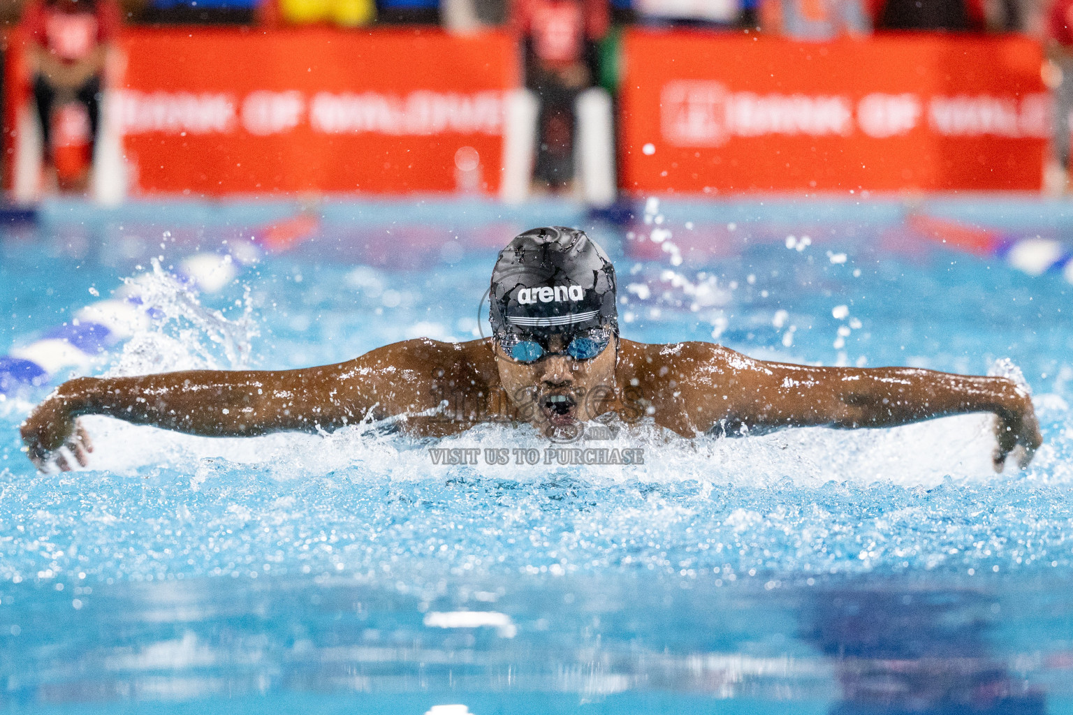 Day 4 of 20th Inter-school Swimming Competition 2024 held in Hulhumale', Maldives on Tuesday, 15th October 2024. Photos: Ismail Thoriq / images.mv