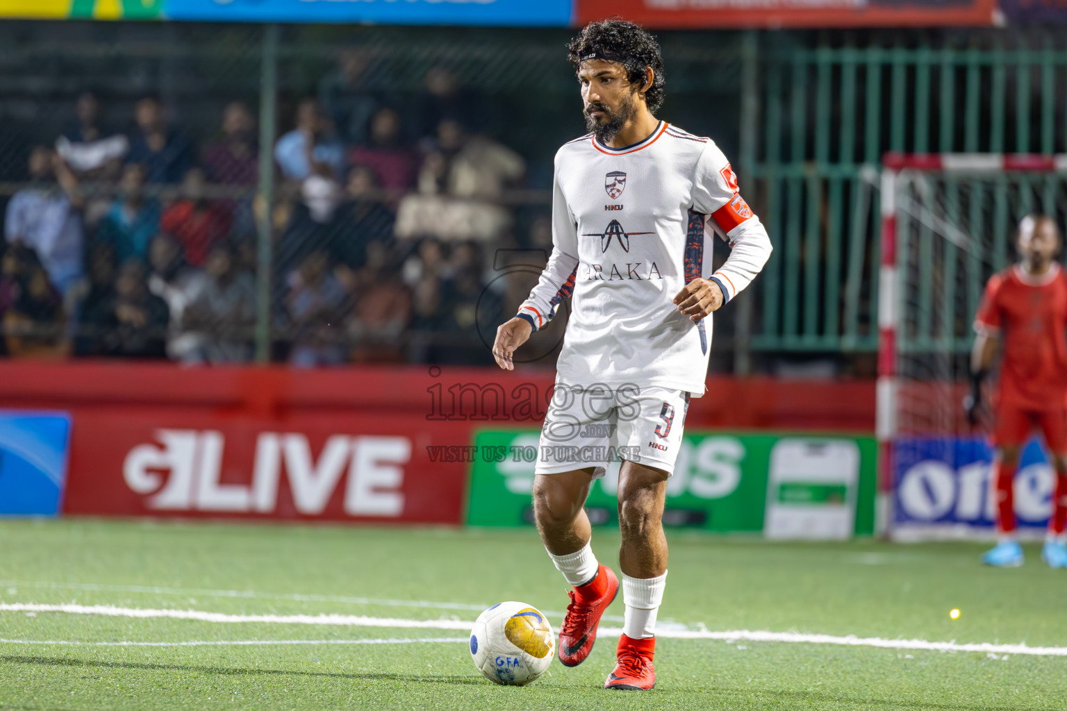 Sh Milandhoo vs R Inguraidhoo in Zone Round on Day 27 of Golden Futsal Challenge 2025 was held on Friday , 31st January 2025, in Hulhumale', Maldives. Photos: Ismail Thoriq / images.mv