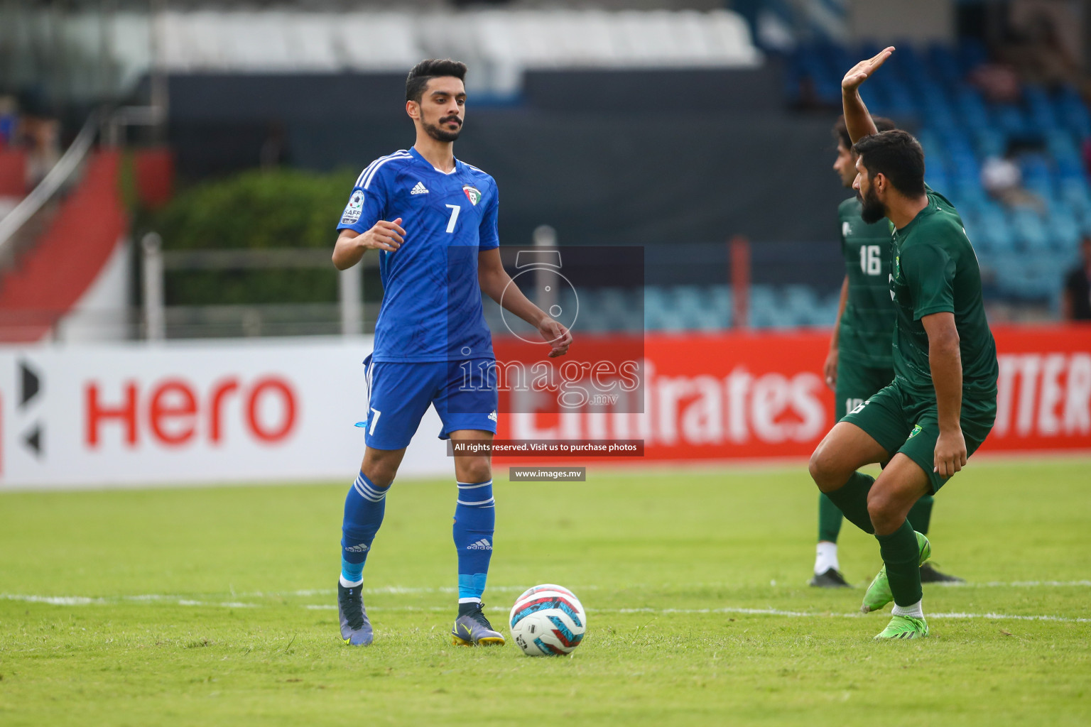 Pakistan vs Kuwait in SAFF Championship 2023 held in Sree Kanteerava Stadium, Bengaluru, India, on Saturday, 24th June 2023. Photos: Nausham Waheed, Hassan Simah / images.mv