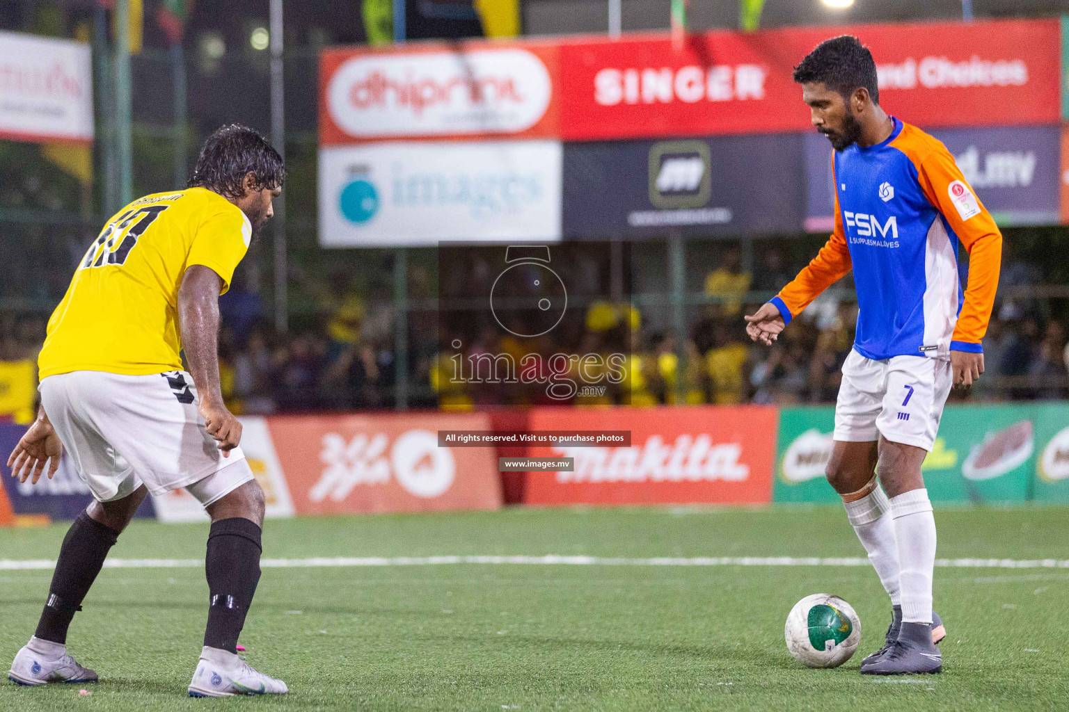 RRC vs Team FSM in Semi Final of Club Maldives Cup 2023 held in Hulhumale, Maldives, on Wednesday, 16th August 2023
Photos: Ismail Thoriq / images.mv