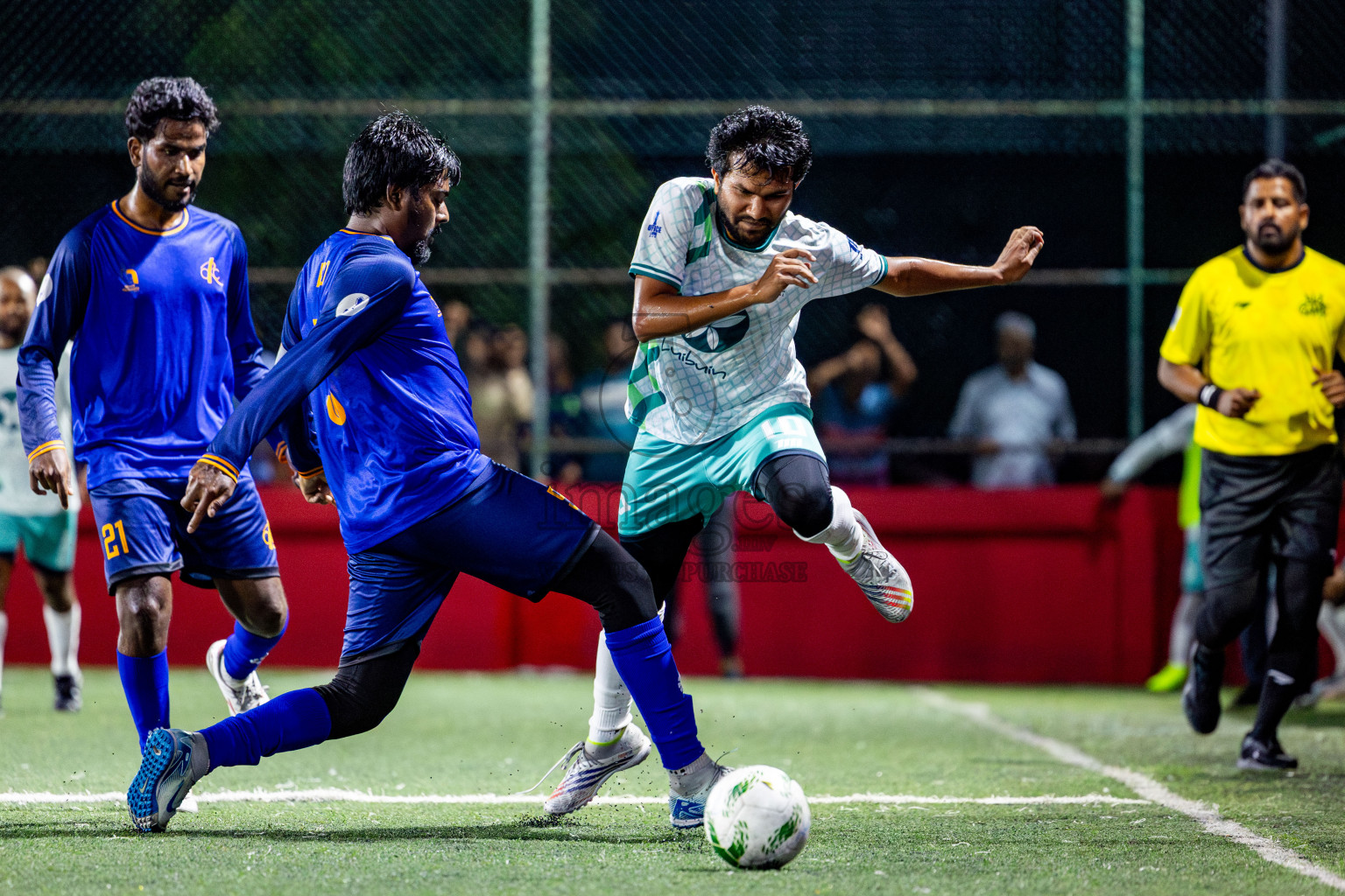 Dharumavantha vs Customs RC in Day 13 of Office League 2025 was held on Monday, 28th April 2025 in Hulhumale', Maldives. Photos: Nausham Waheed / images.mv