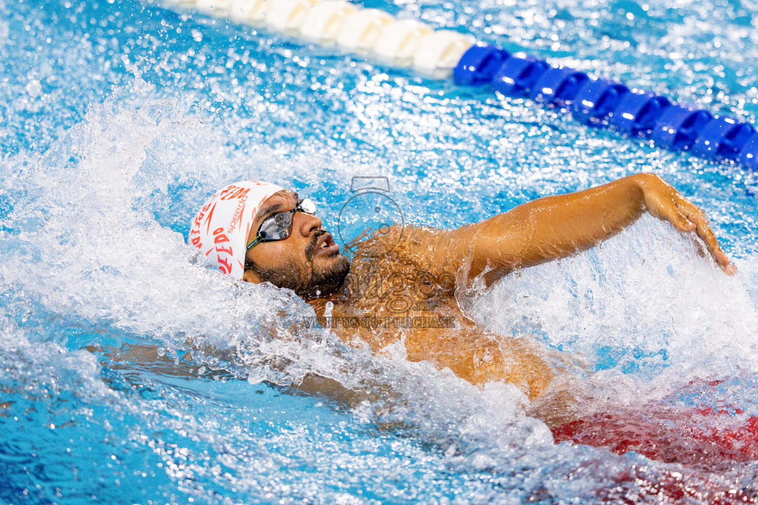 Day 4 of National Swimming Championship 2024 held in Hulhumale', Maldives on Monday, 16th December 2024. Photos: Hassan Simah / images.mv