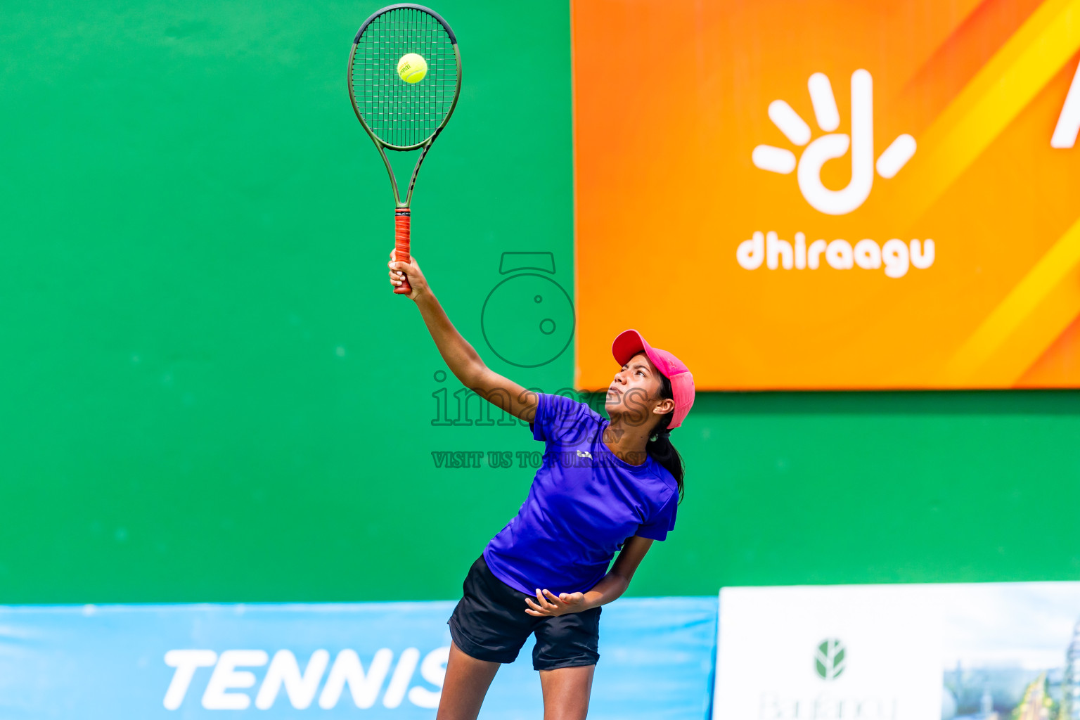 Day 5 of ATF Maldives Junior Open Tennis was held in Male' Tennis Court, Male', Maldives on Monday, 16th December 2024. Photos: Nausham Waheed/ images.mv