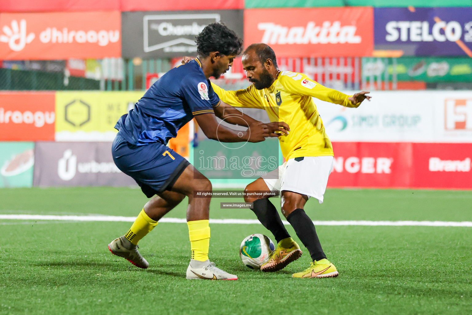 RRC vs Customs RC in Club Maldives Cup 2023 held in Hulhumale, Maldives, on Tuesday, 18th July 2023 Photos: Hassan Simah / images.mv