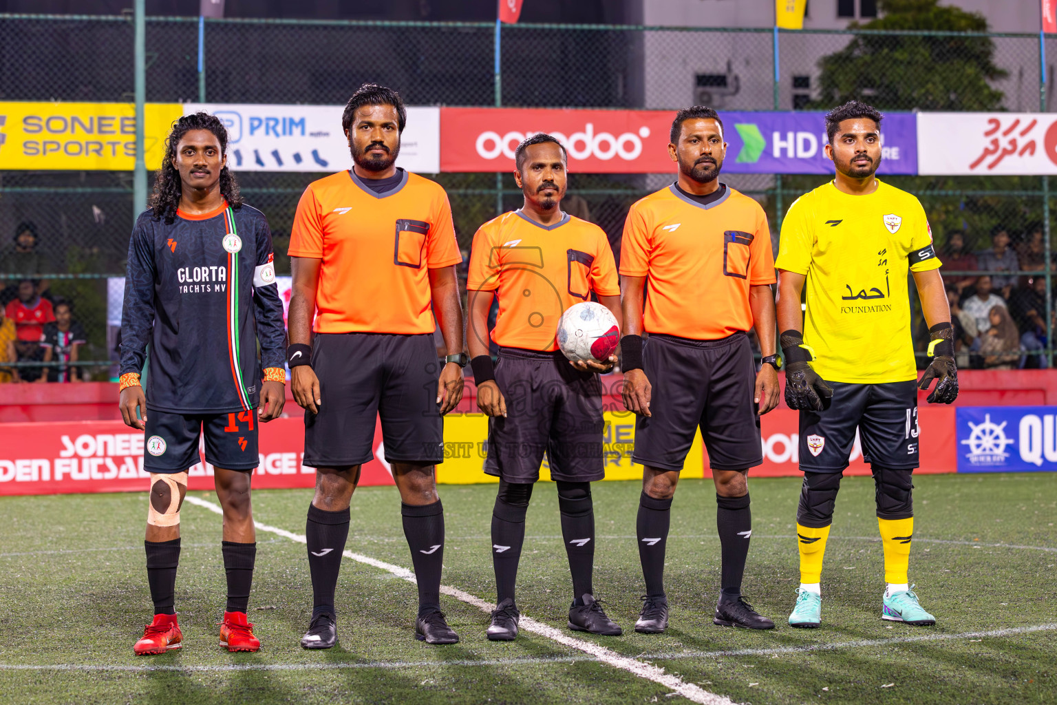 L Isdhoo vs L Hithadhoo in Day 16 of Golden Futsal Challenge 2024 was held on Tuesday, 30th January 2024, in Hulhumale', Maldives Photos: Ismail Thoriq / images.mv