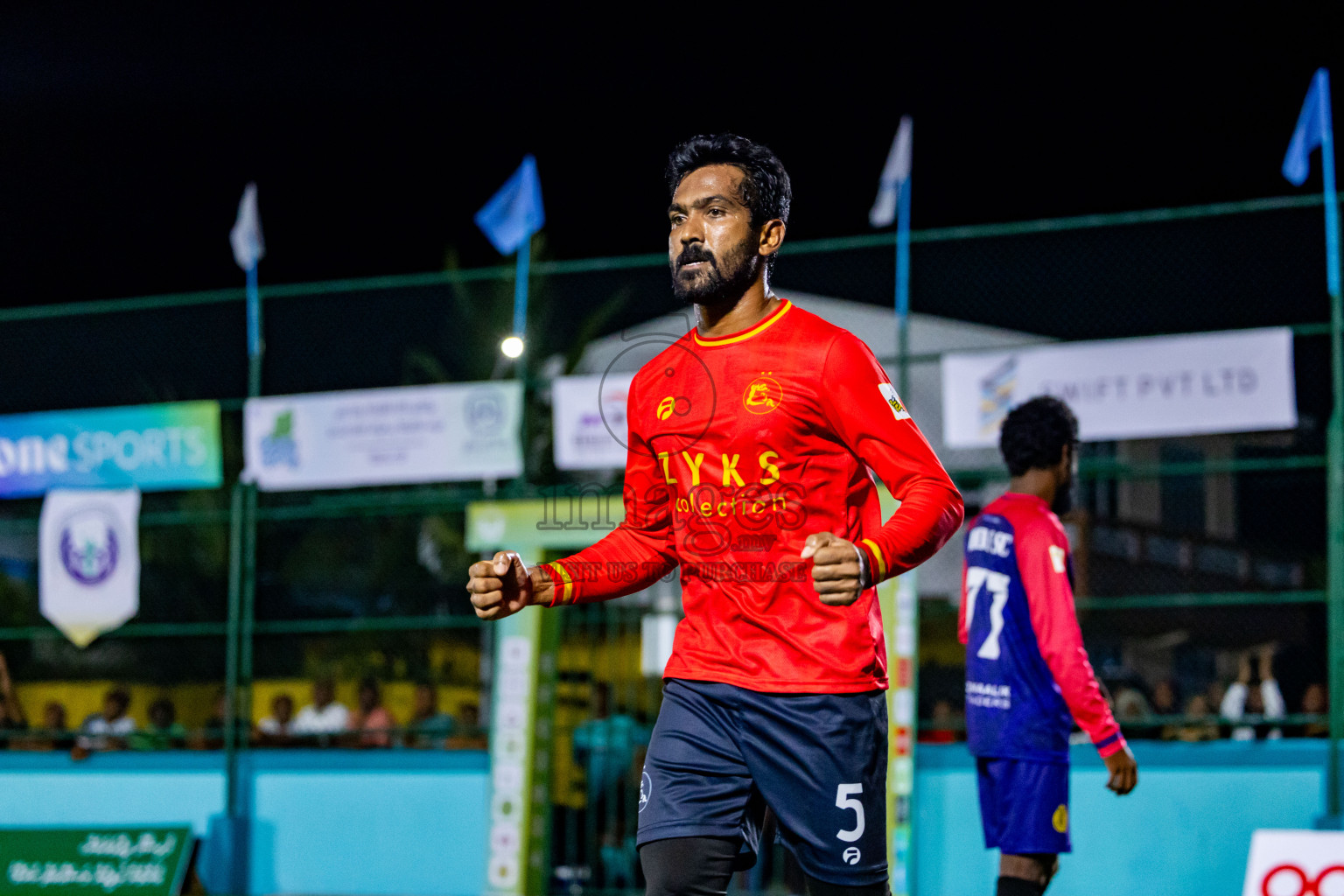 Fools SC vs Kovigoani in Day 1 of Laamehi Dhiggaru Ekuveri Futsal Challenge 2024 was held on Friday, 26th July 2024, at Dhiggaru Futsal Ground, Dhiggaru, Maldives Photos: Nausham Waheed / images.mv