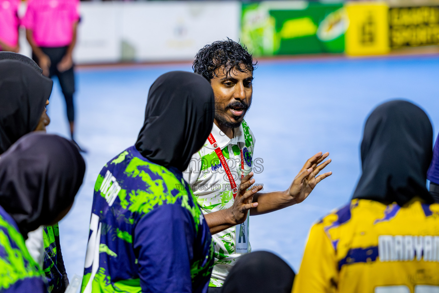 1st Division Final of 8th Inter-Office/Company Handball Tournament 2024, held in Handball ground, Male', Maldives on Tuesday, 11th September 2024 Photos: Nausham Waheed/ Images.mv