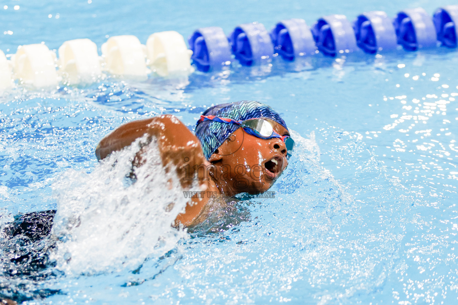 Day 1 of BML 6th National Kids Swimming Kids Festival 2025 held in Hulhumale', Maldives on Monday, 3rd November 2024. Photos: Hassan Simah / images.mv