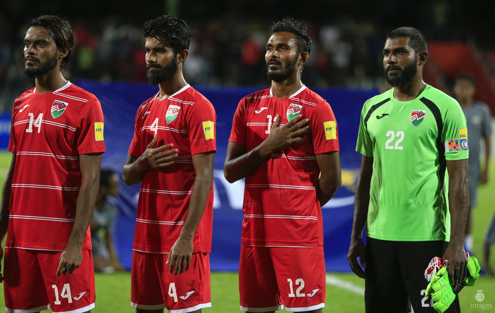 Asian Cup Qualifier between Maldives and Yemen in National Stadium, Maldives.  2nd June 2016.  (Images.mv Photo: Mohamed Ahsan)