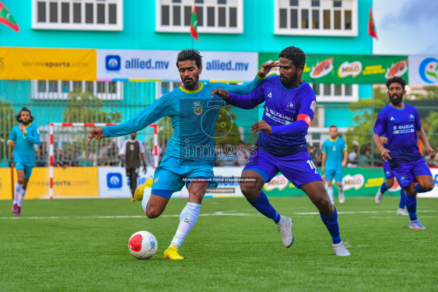 WAMCO vs TEAM MTCC in Club Maldives Cup 2022 was held in Hulhumale', Maldives on Saturday, 8th October 2022. Photos: Nausham Waheed / images.mv