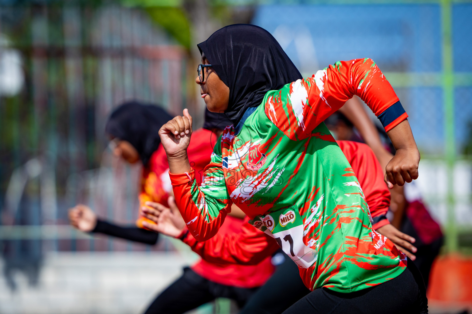 Day 1 of Inter-school Athletics Championship 2025 held in Ekuveni Synthetic Track, Male', Maldives on Monday, 06th October 2025. Photos by: Nausham Waheed / Images.mv