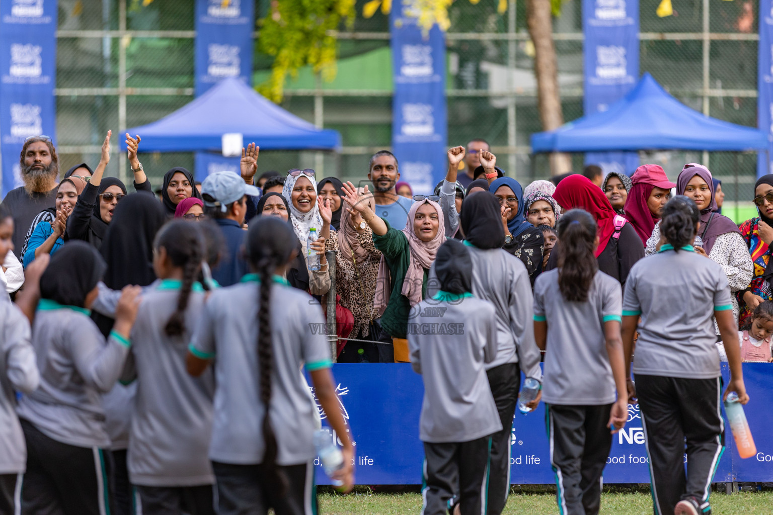 Day 3 of Nestle' Kids Netball Fest 2023 held in Henveyru Stadium, Male', Maldives on Saturday, 2nd December 2023.
Photos: Ismail Thoriq / images.mv