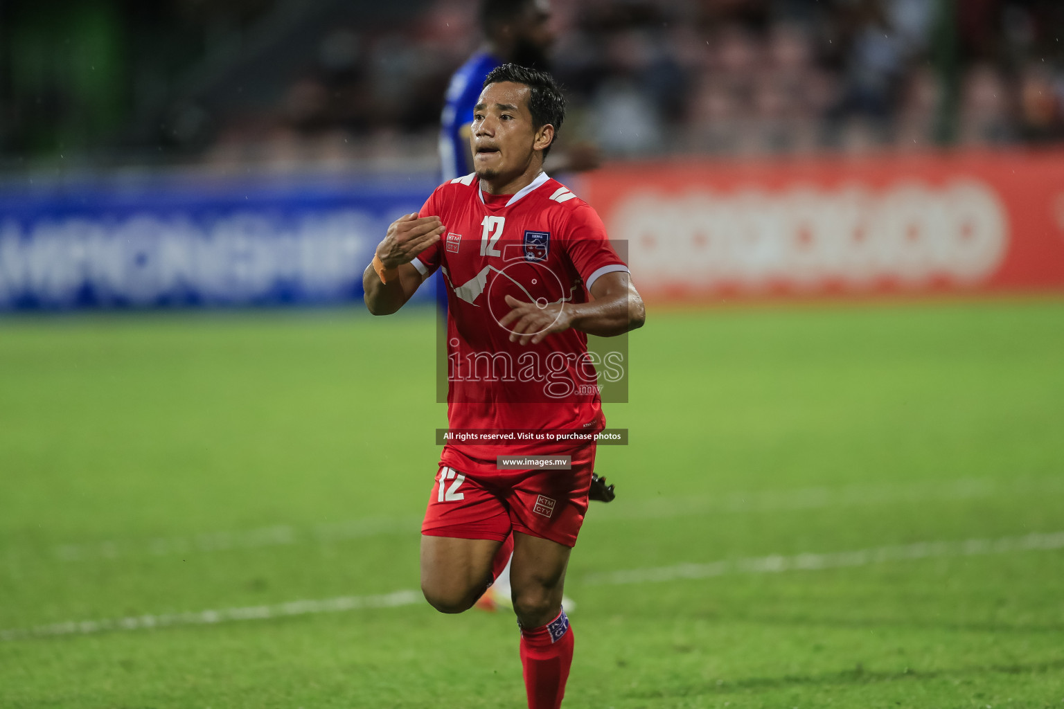 Nepal vs Sri Lanka in SAFF Championship 2021 held on 4th October 2021 in Galolhu National Stadium, Male', Maldives