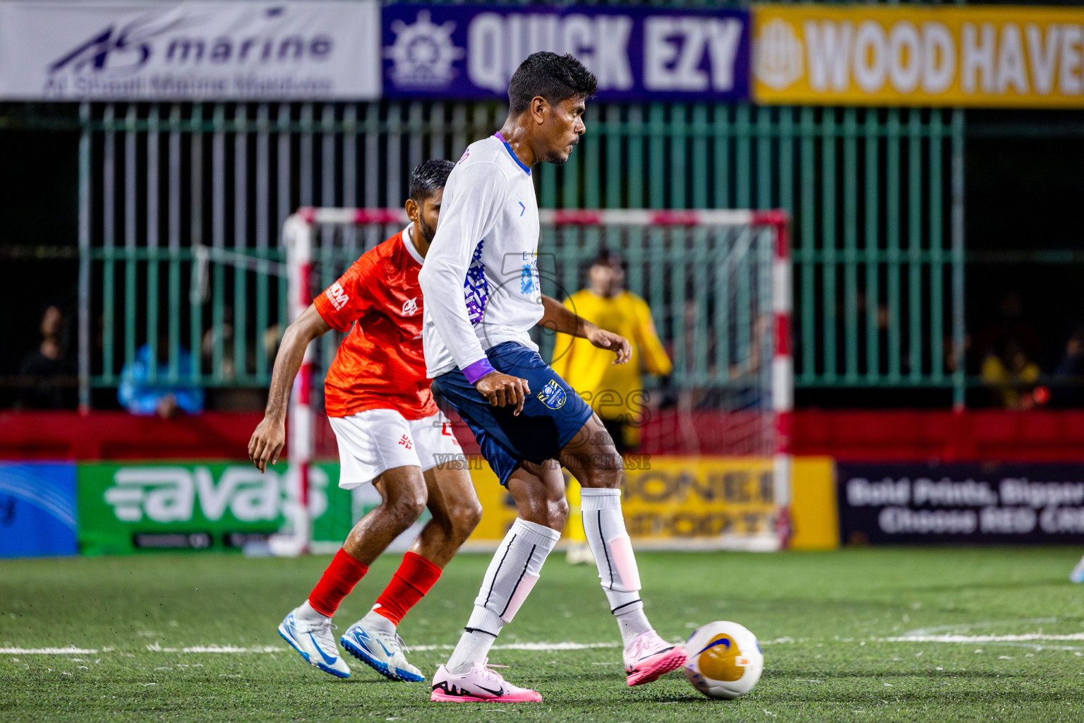 K Guraidhoo vs K Kaashidhoo in Day 10 of Golden Futsal Challenge 2025 was held on Tuesday, 14th January 2025, in Hulhumale', Maldives Photos: Nausham Waheed / images.mv