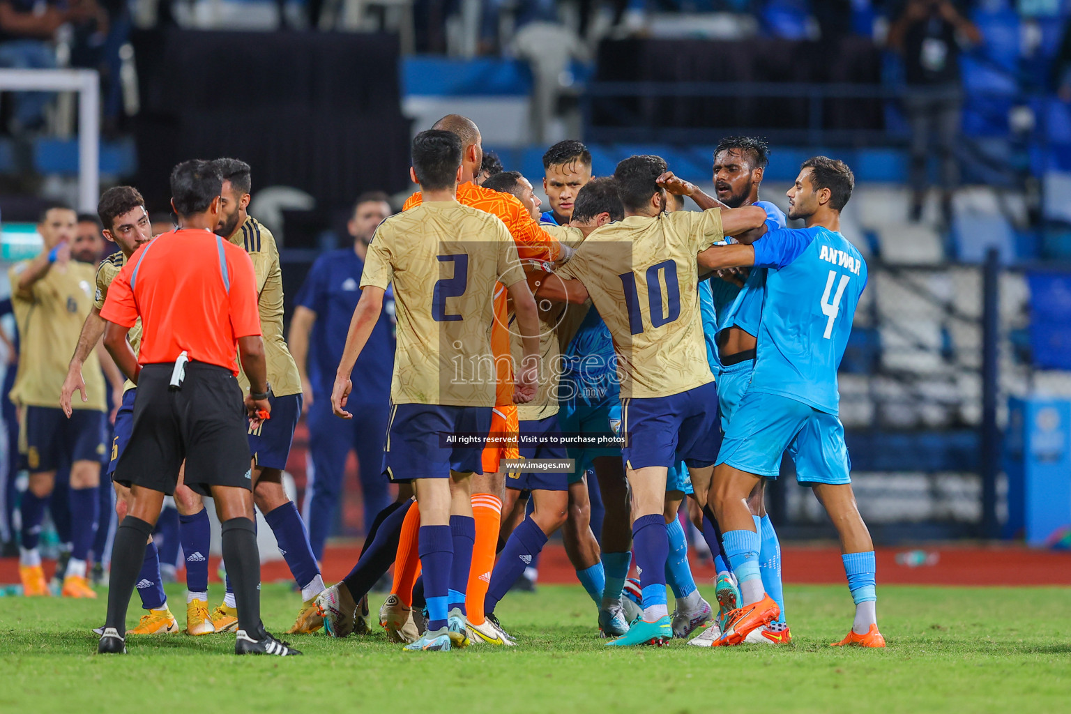 India vs Kuwait in SAFF Championship 2023 held in Sree Kanteerava Stadium, Bengaluru, India, on Tuesday, 27th June 2023. Photos: Nausham Waheed/ images.mv