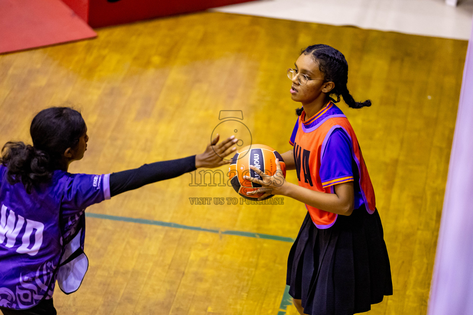 Day 13 of 25th Inter-School Netball Tournament was held in Social Center at Male', Maldives on Saturday, 24th August 2024. Photos: Nausham Waheed / images.mv