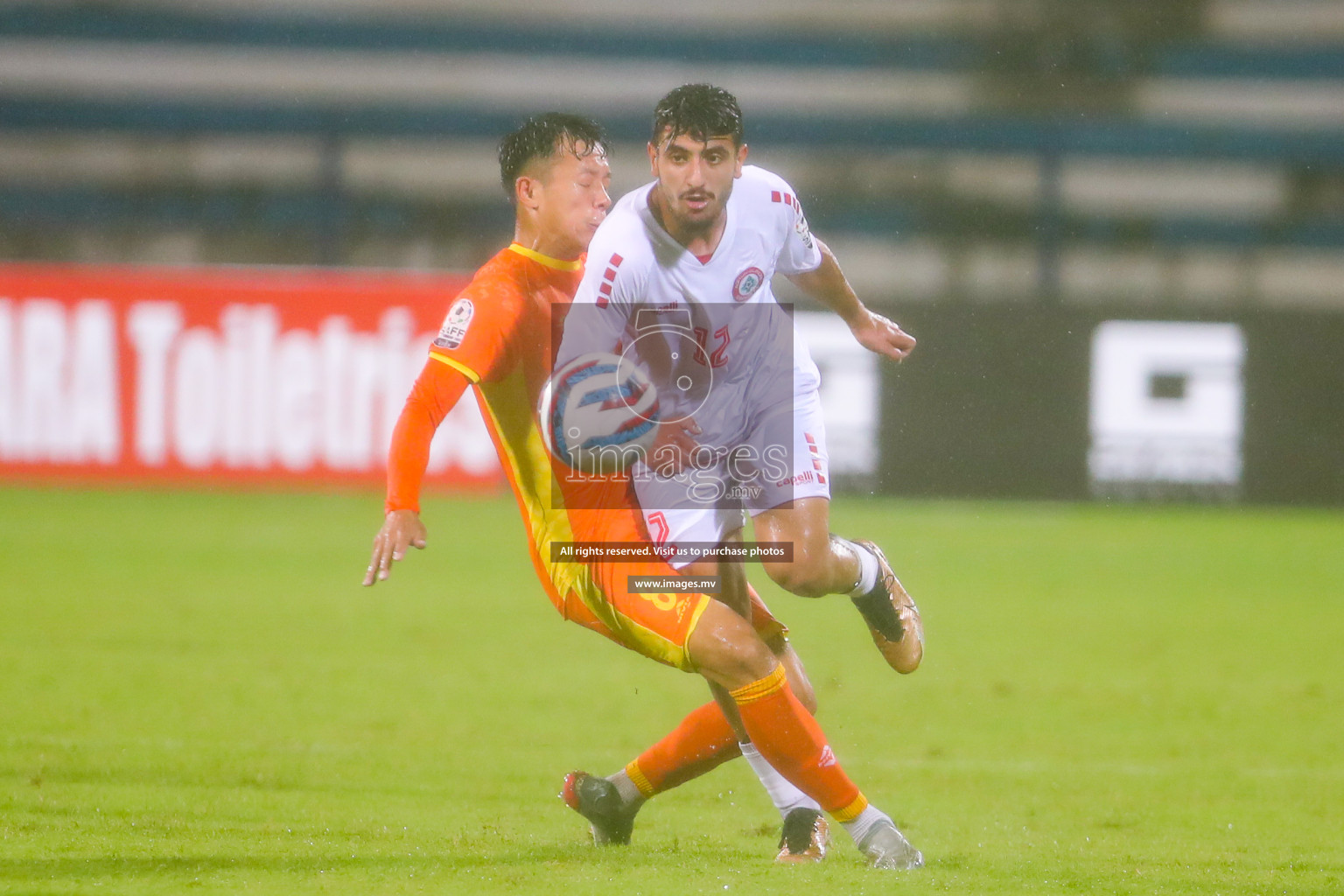 Bhutan vs Lebanon in SAFF Championship 2023 held in Sree Kanteerava Stadium, Bengaluru, India, on Sunday, 25th June 2023. Photos: Hassan Simah / images.mv