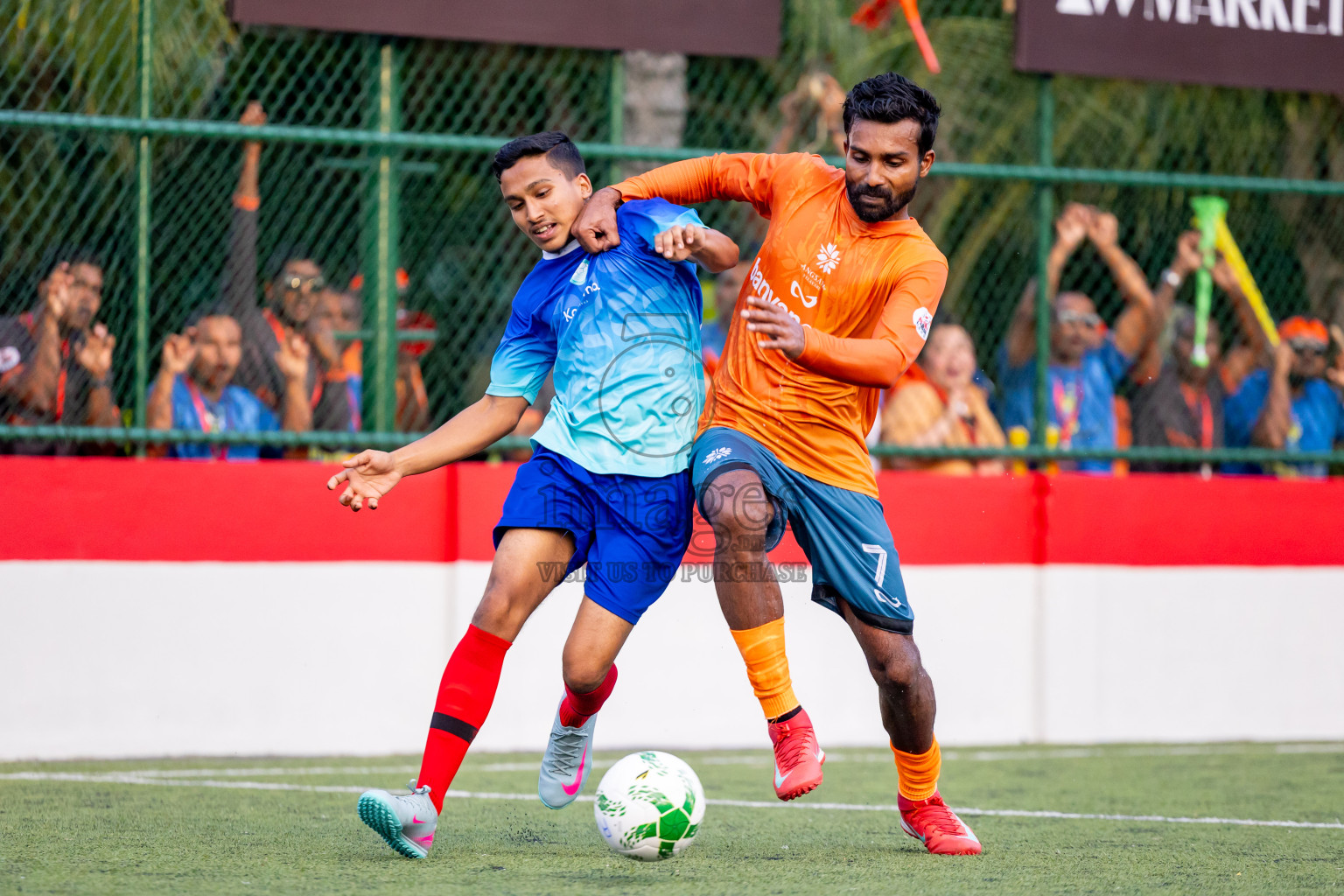 Velavaru vs Kandima in Day 6 of Resort League 2025 (Dhaalu Zone) was held on Tuesday, 20th May 2025 in Niyama Private island, Dhaalu Atoll, Maldives. Photos: Nausham Waheed / images.mv