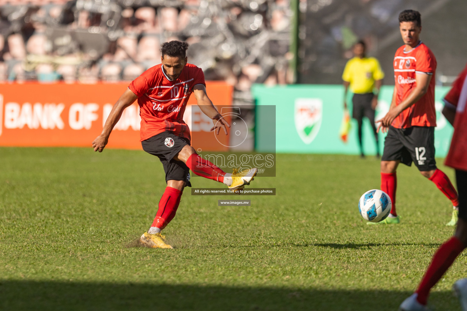 Biss Buru Sports vs JJ Sports Club  in 2nd Division 2022 on 14th July 2022, held in National Football Stadium, Male', Maldives Photos: Hassan Simah / Images.mv